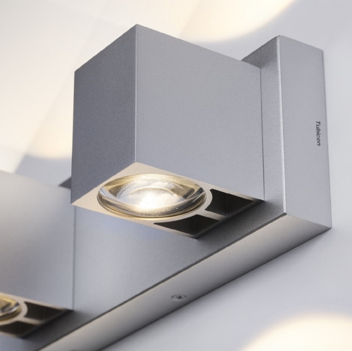 Tubicen 2 Light Wall Sconce Light Up Down, 20W LED Dimmable Bathroom Vanity Light Over Mirror, Modern Indoor Wall Lamp for Bedroom Hallway Stairs,