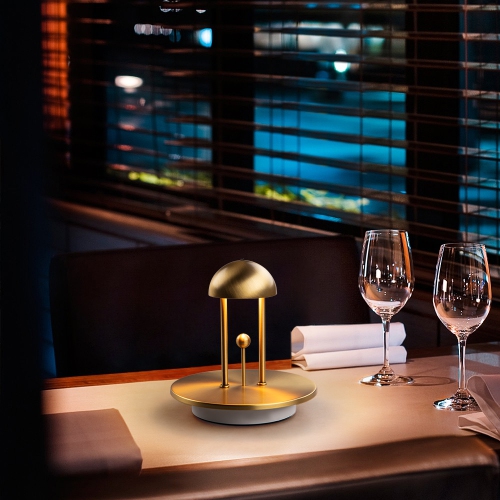 Tubicen Cordless Table Lamp, Rechargeable Battery Operated Lamp, LED Portable Bedside Lamps, Gesture Control with Memory Function, Stepless Dimmable