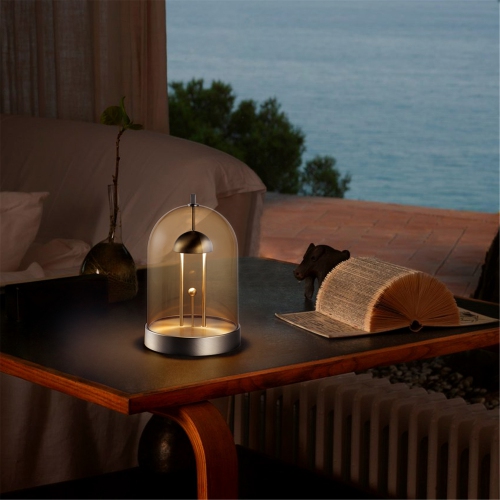 Tubicen LED Cordless Table Lamp, 4000mAh USB Rechargeable Battery Lamp, Modern Bedside Nightstand Lamp, 4-Level Touch Dimmable Night Light, DIY