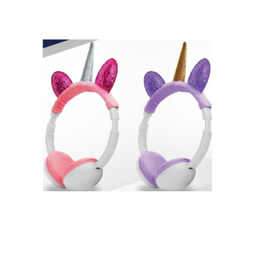 Art+Sound Plush Unicorn Wired Headphone