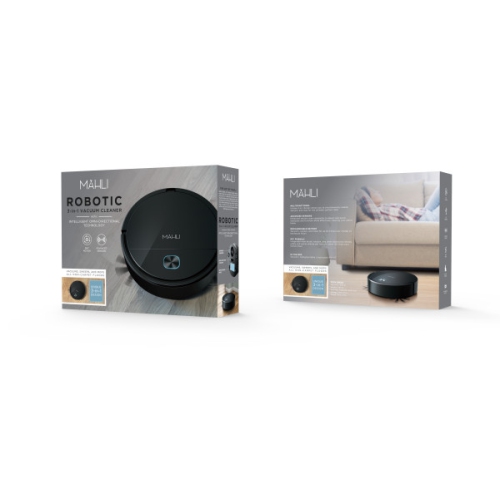 Mahli Robotic 3-in-1 Vacuum Cleaner - Black
