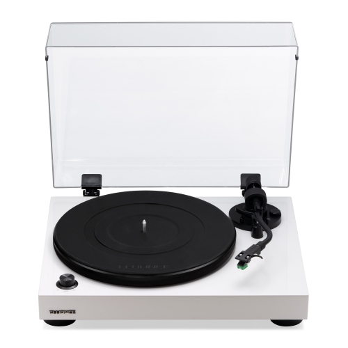 Tourne-disque haute fidélité RT81 Elite de Fluance avec cartouche AT95E d'Audio Technica, entraînement par courroie, préamplificateur