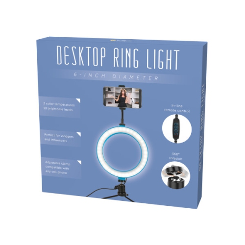 Brilliant Ideas 6" LED Ring Light