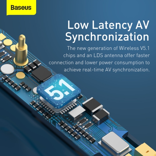 Baseus Active Noise Cancelling-Wireless Charging-True Wireles Earphones S1 Pro Blue