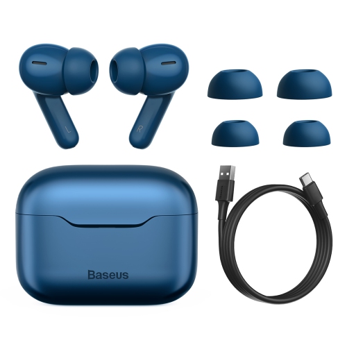Baseus Active Noise Cancelling-Wireless Charging-True Wireles Earphones S1 Pro Blue