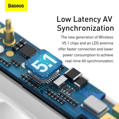 Baseus Active Noise Cancelling-True Wireless Earphone S1 White