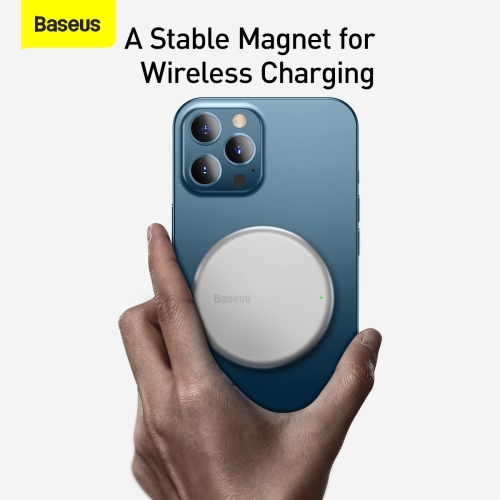 BASEUS  Iphone Magnetic Wireless Charger In White