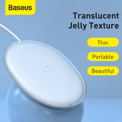 Baseus Jelly full protocol wireless charger 15W-White