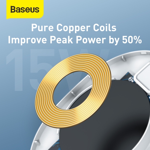 Baseus Jelly full protocol wireless charger 15W-White