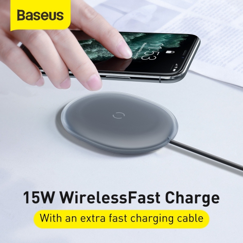 Baseus Jelly full protocol wireless charger 15W-Black