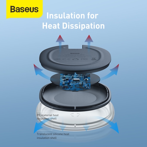 Baseus Jelly full protocol wireless charger 15W-Black