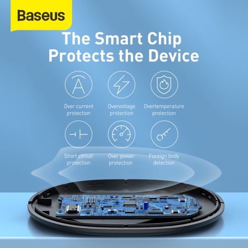 Baseus Jelly full protocol wireless charger 15W-Black