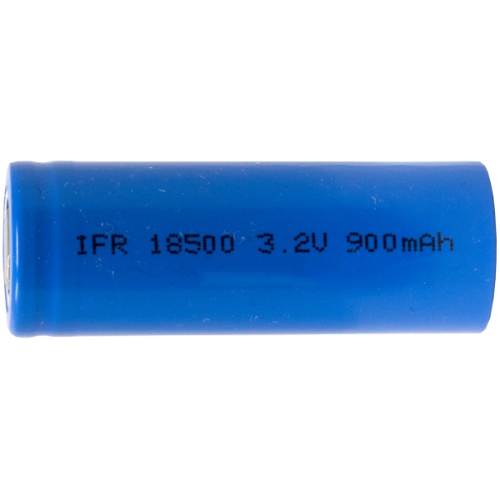 8 x 18500 3.2 Volt LiFePO4 Flat Top Batteries