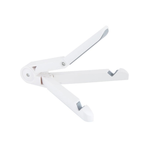 TopSave Portable Convenience Fold-UP Tablets and Smartphones Desk Holder, White