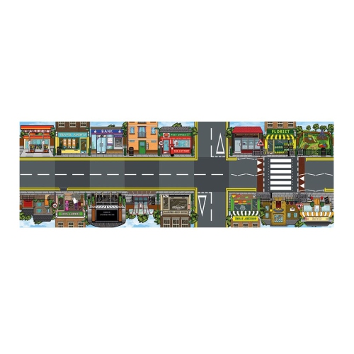 TTS  Bee-Bot Busy Street Mat - Education Robot Toys for Boys, It10131 | Floor Playmats for Kids Educational Fun Robot Mats- Programmable Robot Toys