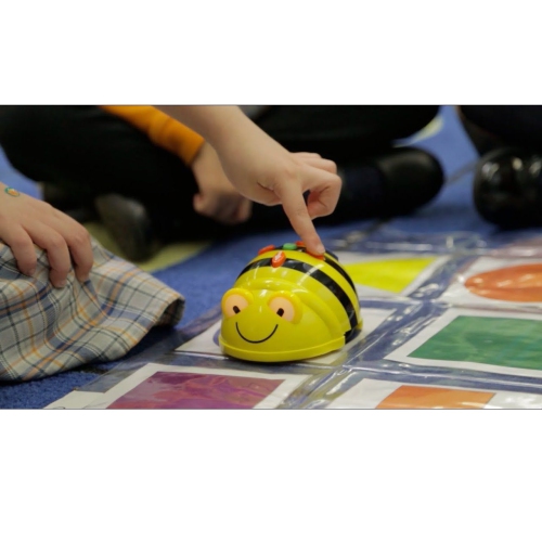 Bee-Bot Programmable Floor Robot | Bee-Bot Floor Educational Fun Robot Toy - Programmable Robot Toys for Kids, City Floor Placemats | Above 3 years