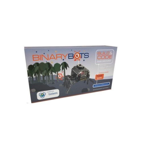 Binary Bots Totem Code Your Totem Spider and See it Come Alive | Spider Educational Fun Robot Toy - Programmable Robot Toys for Kids | Above 3 years