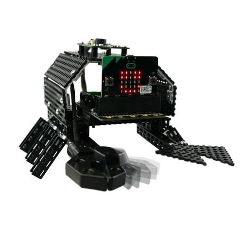 MICROBIT Totem Crab Educational Development Kit – Robot Construction Kit | Binary Bots Sensor Board | Perfect kids educational toy for boys and girls