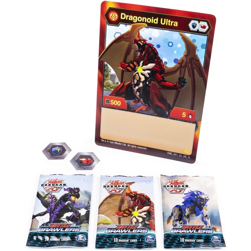 Bakugan TCG: Deluxe Battle Brawlers Card Collection with Jumbo Foil Dragonoid Ultra Card