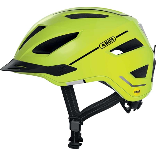 ABUS, pédalier 2.0, casque, jaune signal, G, 56 à 62 cm