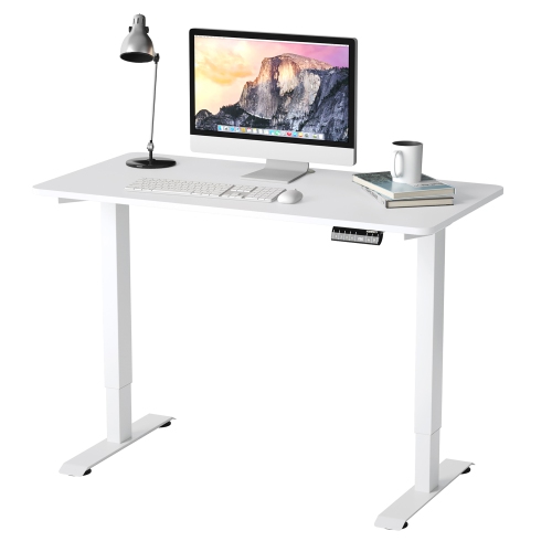 Costway Electric Height Adjustable Standing Desk, Sit To Stand