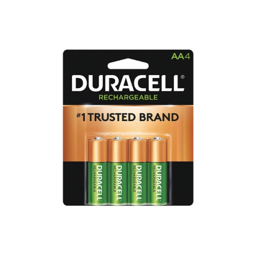 4 piles AA rechargeables Duracell