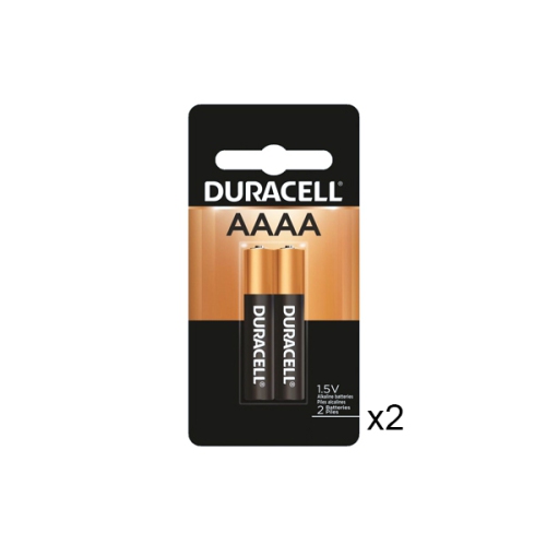 4 x AAAA Duracell Alkaline Batteries