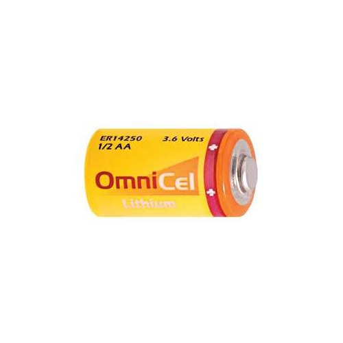 8 x Omnicel ER14250 1/2 AA 3.6 Volt Primary Lithium Battery (1200 mAh)