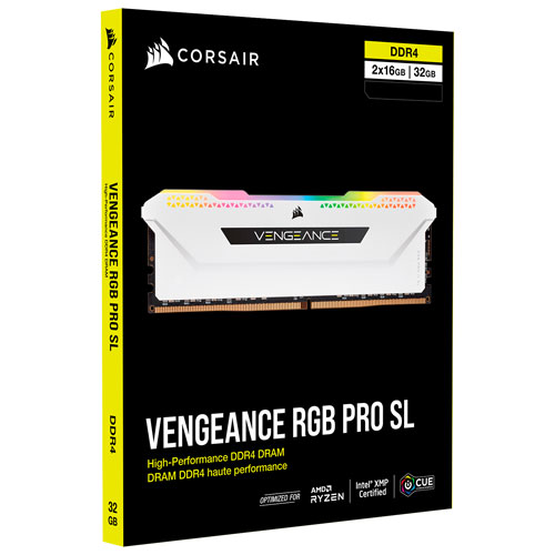 Corsair Vengeance RG Pro SL 32GB (2x16GB) DDR4 3600MHz Desktop
