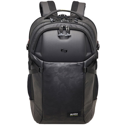Solo New York 17.3" Gaming Laptop Day Backpack - Black