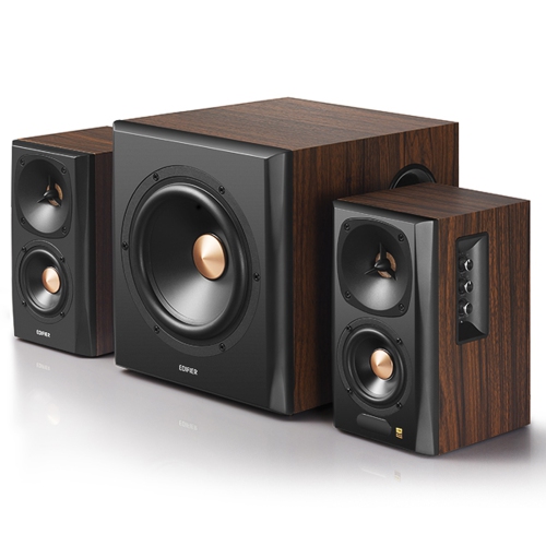 Edifier S360DB Bookshelf Speaker with Wireless Subwoofer, 2.1 Speaker System, Bluetooth v4.1