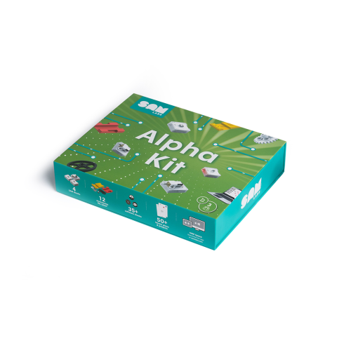 SAM LABS Alpha Kit | Classroom Size Lesson Kit, Learning Kits & Wireless Blocks | Educationa Box