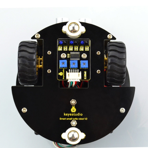Smart Turtle Robot - Electronic Prototyping Platform - Bluetooth Control & Infrared Remote Control - Both Arduino & Mixly Block Coding - Automatic