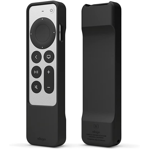 elago R1 Case Compatible with 2021 Apple TV Siri Remote - Magnet Technology, Lanyard Included, Great Grip, Heavy Shock Absorption, Drop Protection,