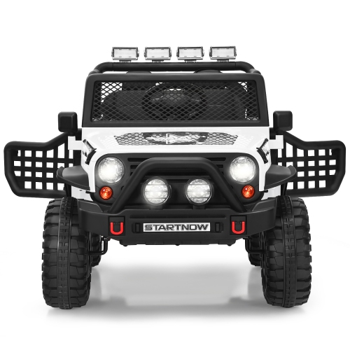 Costway 12V Kids Ride On Truck Remote Control Electric Car w/Lights&Music