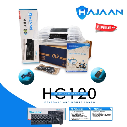 HP EliteDesk 800 G2 Small Form Factor Desktop - Intel Core i5-6500, 8GB Memory, 512GB SSD, Win 10 Home + Dual 20" Monitor, Keyboard & Mouse Included by HP - Refurbished condition - Image 5