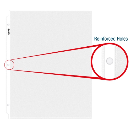 Davis Group QuickFit® Protège-feuilles, Transparent, Économiques - 225 Unité