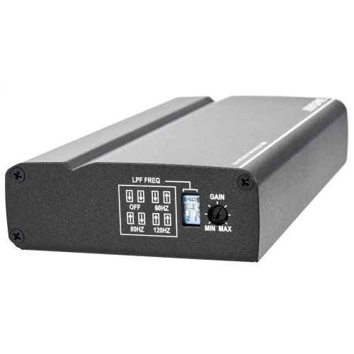 Alpine KTA-200M Compact mono subwoofer amplifier — 200 watts RMS x 1 at 2 or 4 ohms