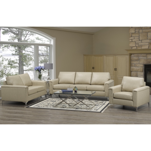 Canadian Sofa Distributions 'Roswell' Beige Leather Chair