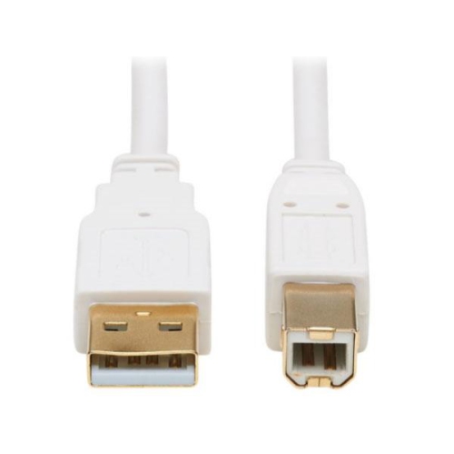 TRIPP LITE  USB-A to USB-B Antibacterial Cable 6Ft (U022Ab-006-Wh)