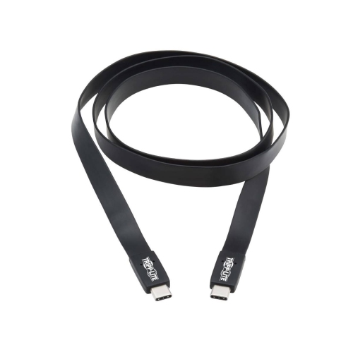 TRIPP LITE  USB C Cable Flat 10 GBps M/m Tb3 16In (U420-16N-G25Afl)