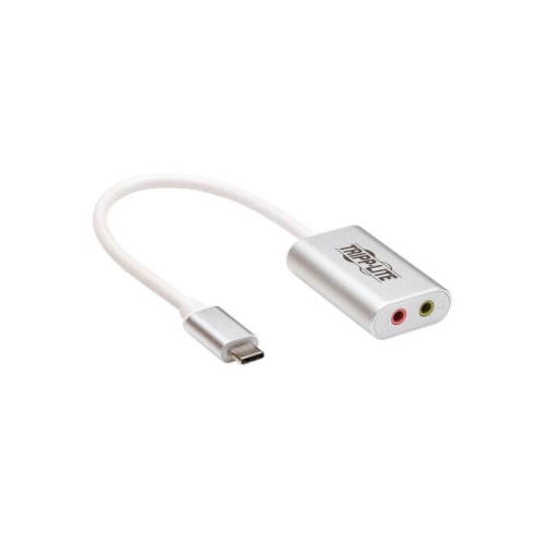 TRIPP LITE ADAPTER USB-C TO 3.5 STEREO AUDIO SILVER