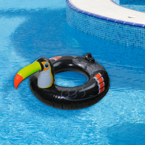 41" Inflatable Jumbo Tropical Toucan Pool Ring Float