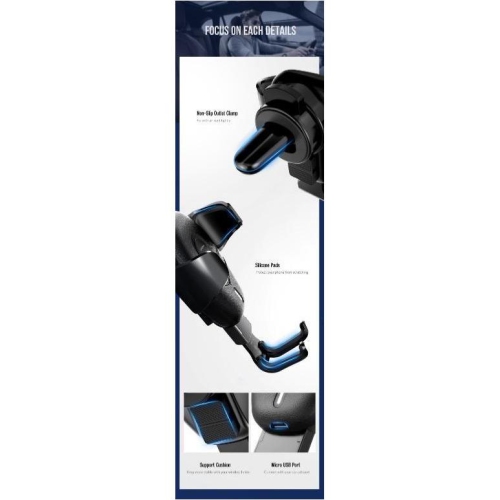 UGREEN Qi Car Fast Wireless Charger and holder for iPhone Xs XR X 8 10W