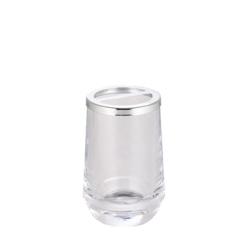 JESSAR  - Glass Bathroom Toothbrush Holder, Clear