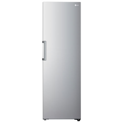 LG 24" 13.6 Cu. Ft. Counter-Depth Column Refrigerator - Platinum Silver Steel
