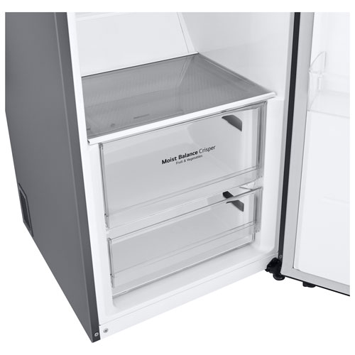 LG 24" 13.6 Cu. Ft. Counter-Depth Column Refrigerator (LRONC1404V) - Platinum Silver Steel