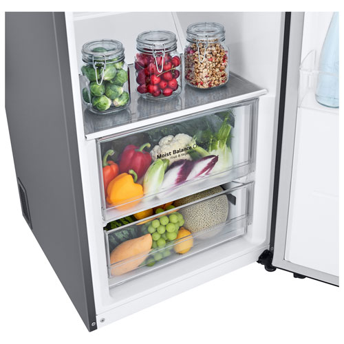 LG 24" 13.6 Cu. Ft. Counter-Depth Column Refrigerator (LRONC1404V) - Platinum Silver Steel