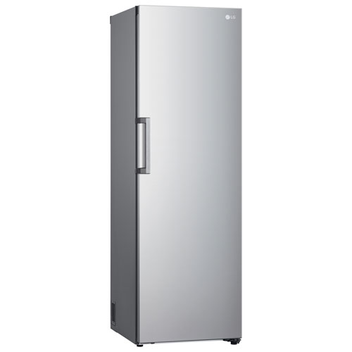 LG 24" 13.6 Cu. Ft. Counter-Depth Column Refrigerator (LRONC1404V) - Platinum Silver Steel