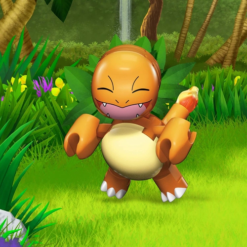 Mega Construx Pokemon: Charmander - 16 Piece Building Kit [Toys, #GKY71, Ages 6+]